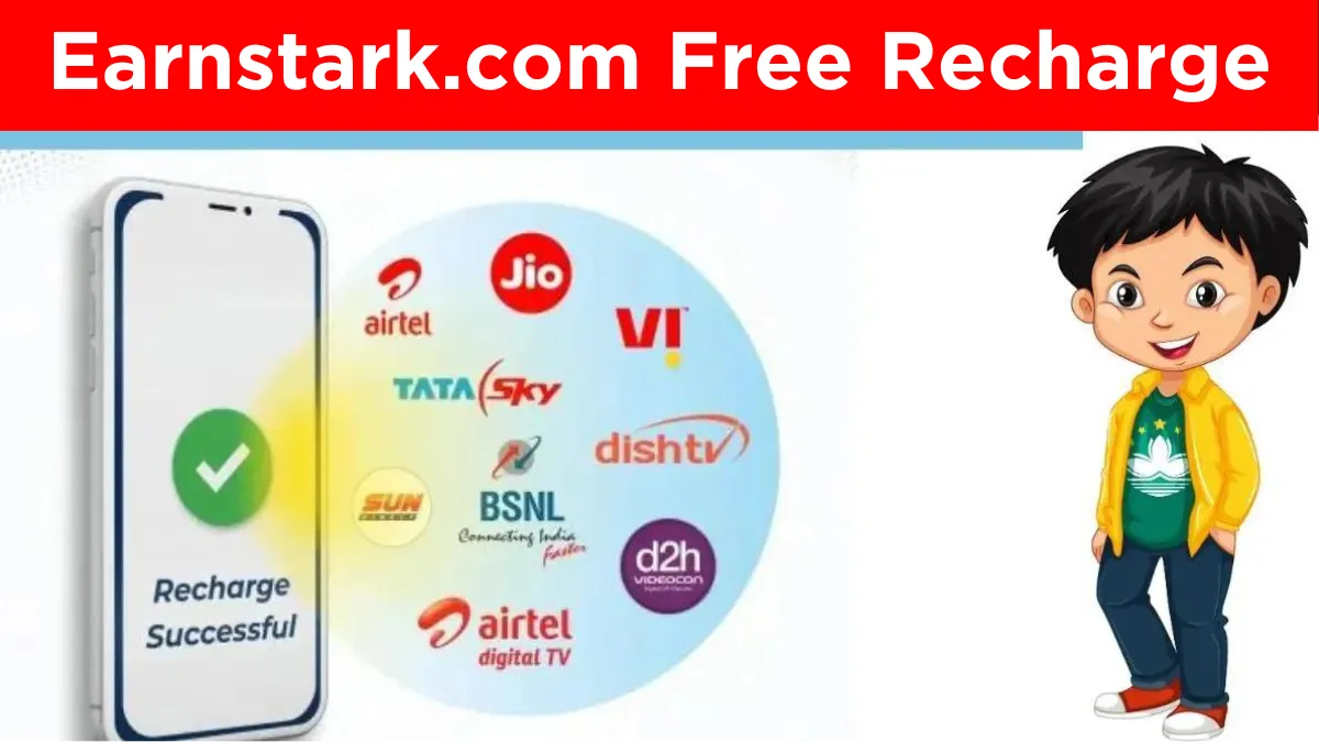 Earnstark.com: How to Get Free Jio Recharge