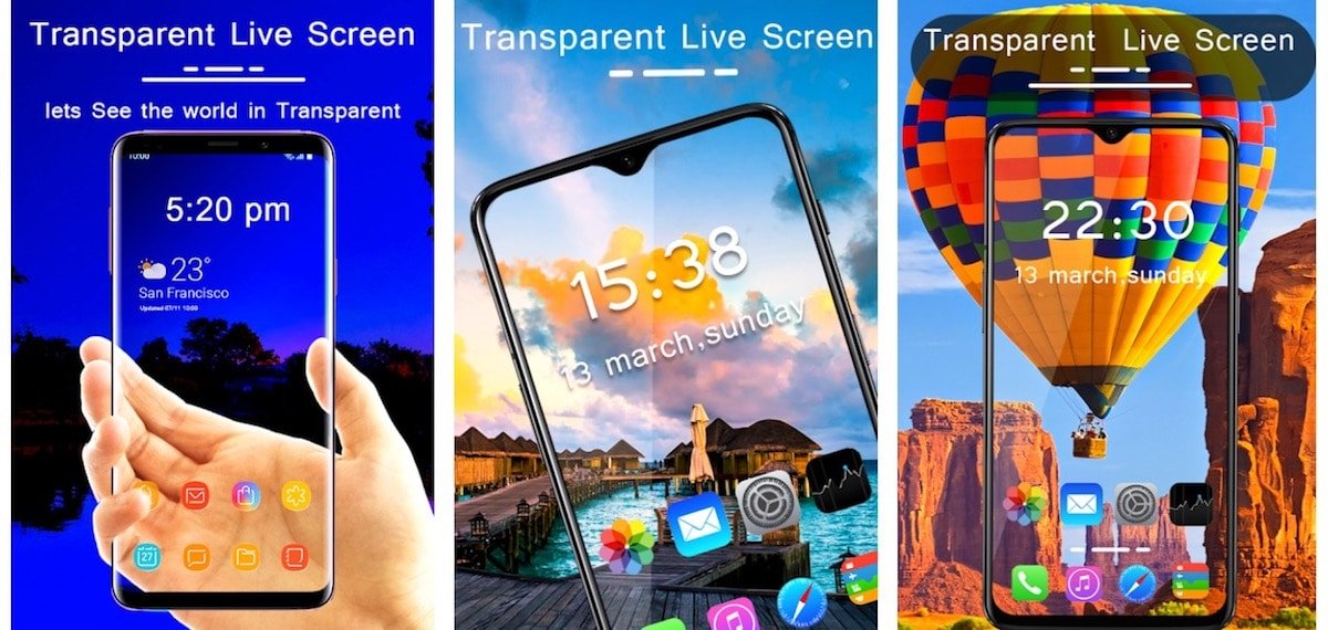 Transparent Screen And Live Wallpaper - Use Your Android Mobile Screen As A Transparent